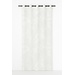 Linen & More Palma gordijn print Monstera natuur 8 rings 135 x 260 cm