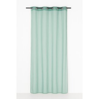 Linen & More Monna gordijn mint 8 rings 135 x 260 cm