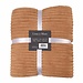 Linen & More Plaid Strepen Taupe 140x200cm