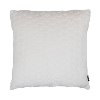 Linen & More Kussen Hartjes Off Wit 45x45cm