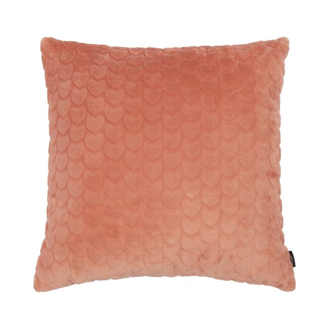 Linen & More Kussen Hartjes Roze 45x45cm