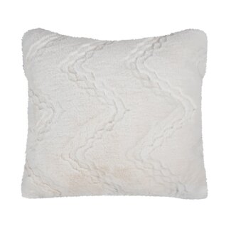 Mars & More Kussen Zig Zag Off Wit 45x45cm