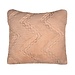 Linen & More Kussen Zig Zag Roze 45x45cm