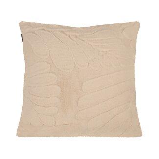 Linen & More Kussen Bladeren Beige 45x45cm