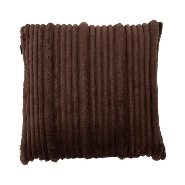 Linen & More Kussen Strepen Bruin 45x45cm