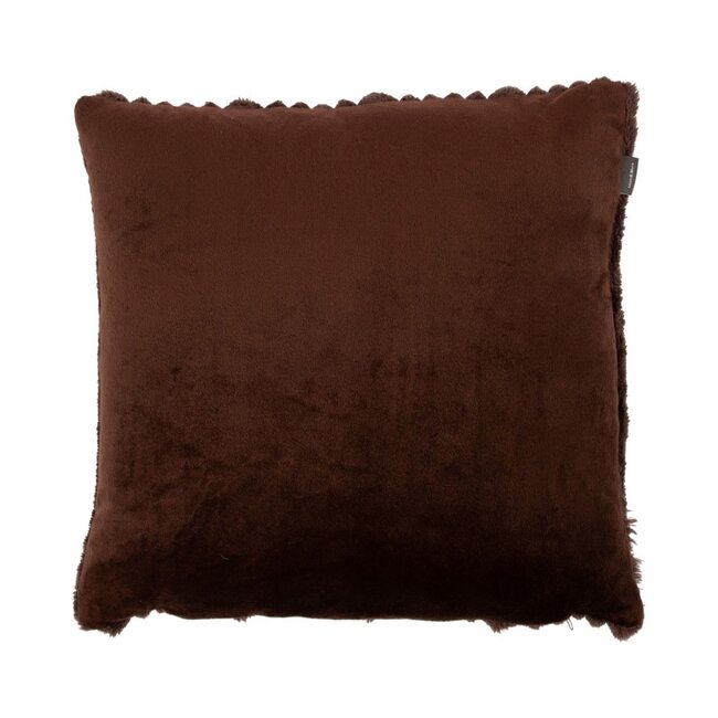 Linen & More Kussen Strepen Bruin 45x45cm