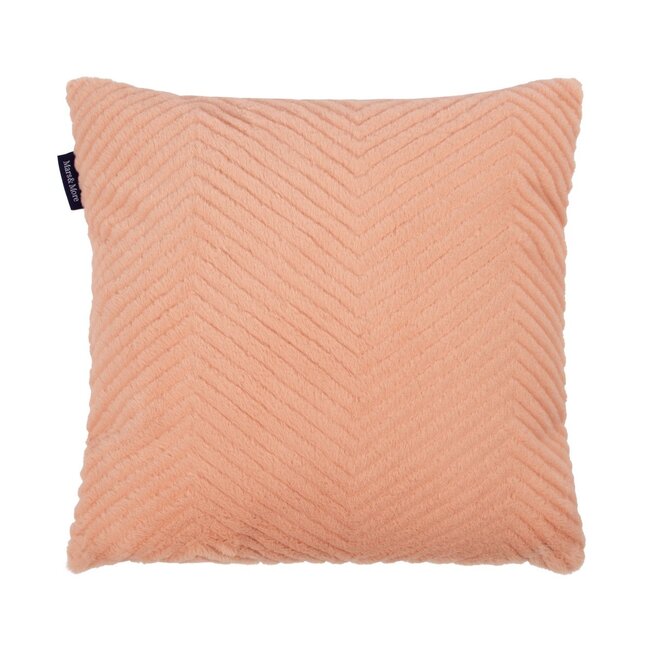 Mars & More Kussen Visgraat Roze 45x45cm