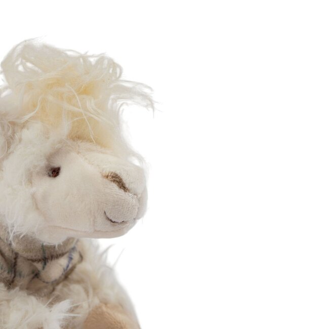 Mars & More Knuffel Alpaca off white 25cm