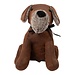 Mars & More Deurstopper hond donkerbruin 18x20x25cm