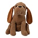 Mars & More Deurstopper hond quilted bruin 20x17x27cm