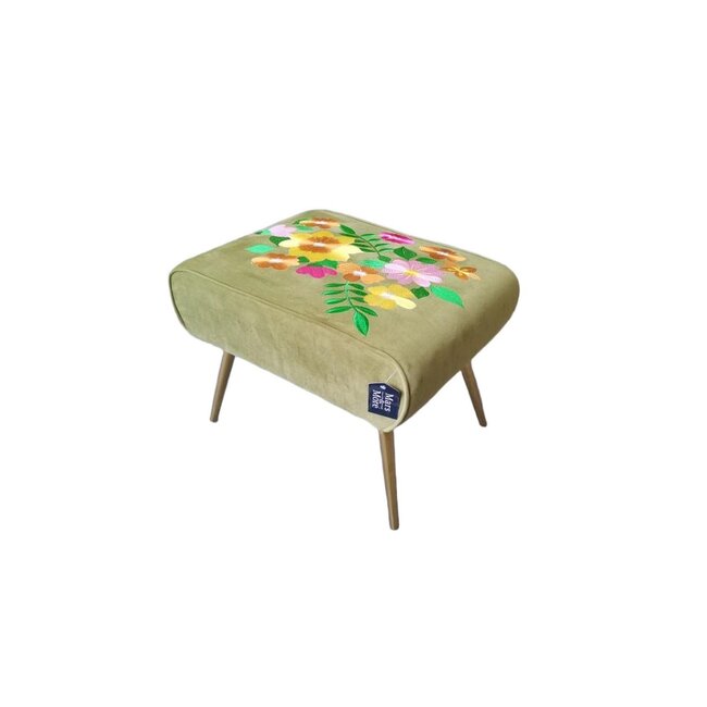 Mars & More Hocker Joy groen 52x40x40cm