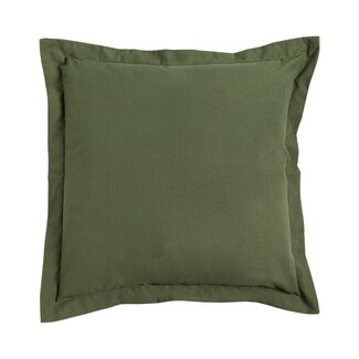 Linen & More Tygo army green cushion 60 x 60 cm
