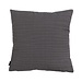 Linen & More Uneven stitching dark grey Kussen 45 cm x 45 cm