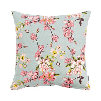 Linen & More Blossom light blue Kussen 45 cm x 45 cm