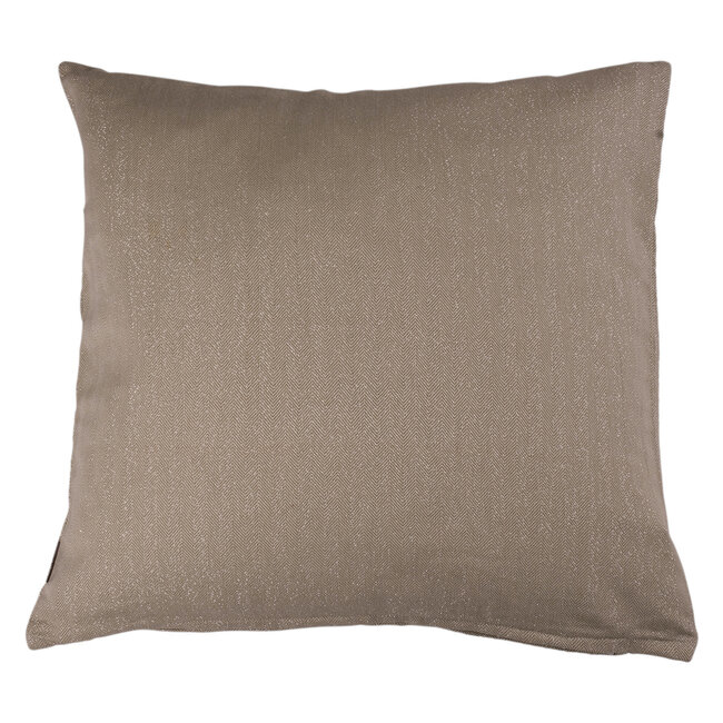 Linen & More Cushion Chevy Lurex 50x50 Beige-Ivory