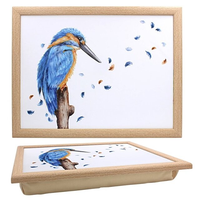 Clemency Bunn Schootkussen - Laptray ijsvogel 44x33x6cm