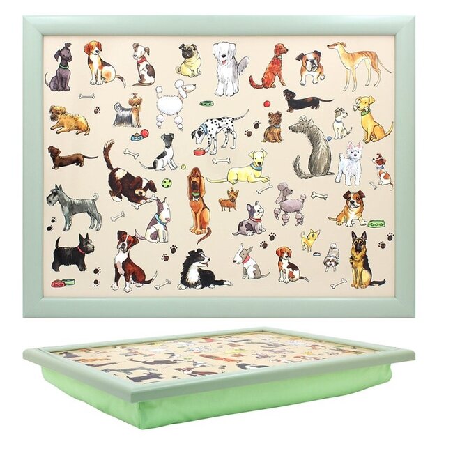 Lesser & Pavey Schootkussen laptray  honden  44 x 33 x 6 cm