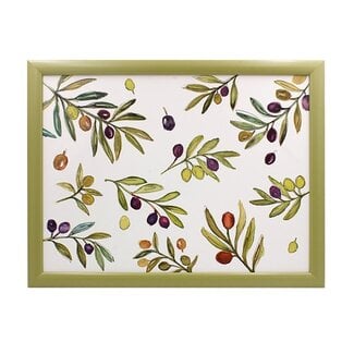 Lesser & Pavey Schootkussen Laptray – olijftakken– 44 x 34 x 6 cm