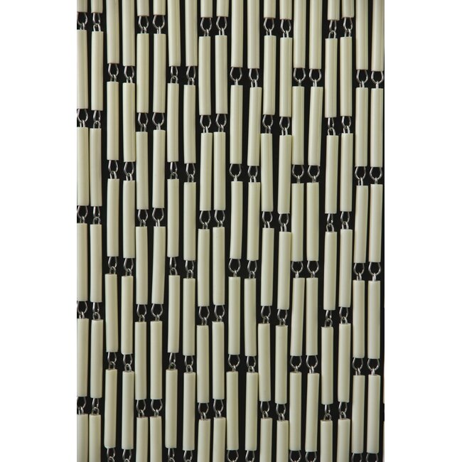 Sun Arts Vliegengordijn Verspringend crème 100x232 cm
