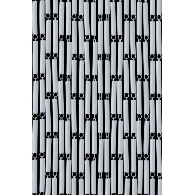Sun Arts Vliegengordijn Verspringend wit 100x232 cm