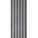 Sun Arts Vliegengordijn banen wit - zilver - zwart 100x232 cm