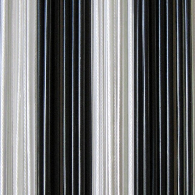 Sun Arts Vliegengordijn Palermo Transparant - black 100x232 cm