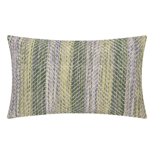 Linen & More Weave sierkussen groen 30x50cm