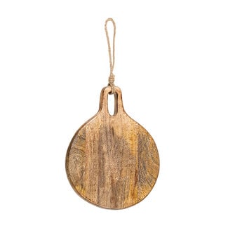Mars en More Klein snijplankje mango hout dia 17cm