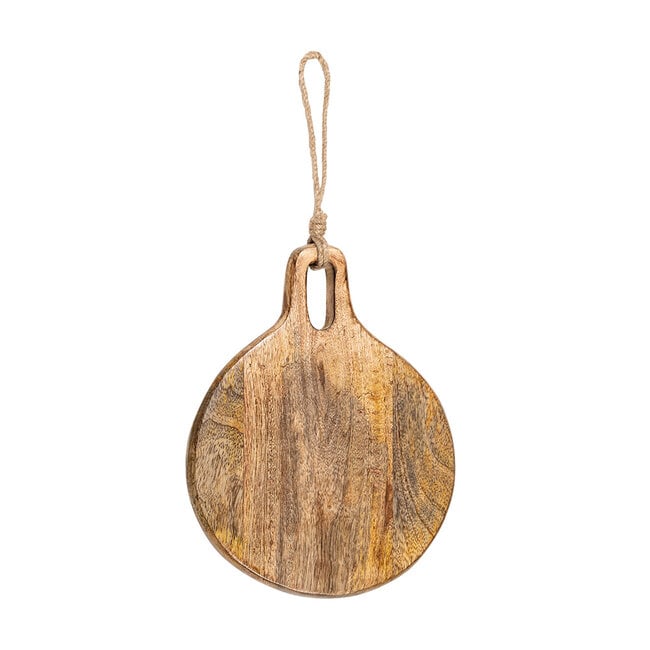 Mars en More Klein snijplankje mango hout dia 17cm