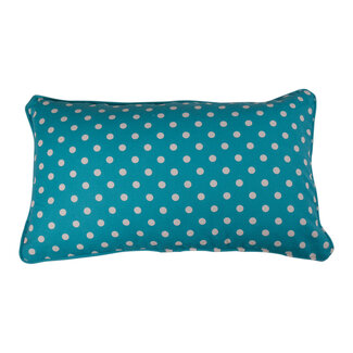 Linen & More Kussen Meggie 30x50 teal blue