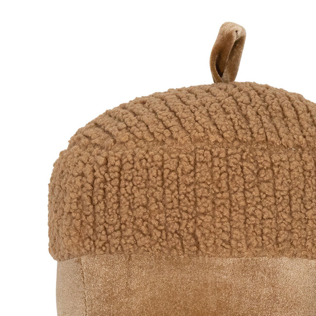 Mars & More decoratie fluweel eikel cognac 25cm*