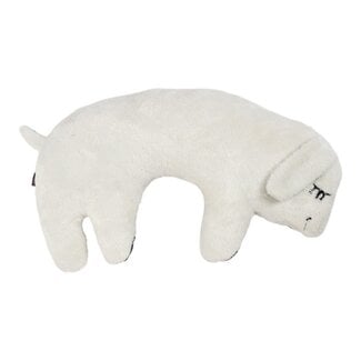 Linen & More Sleeping Sheep stormy blue filled neck Cushion