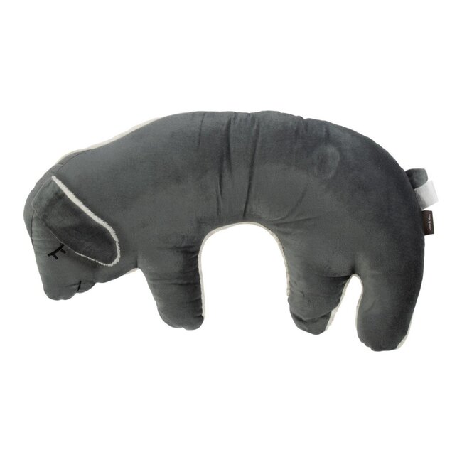 Linen & More Sleeping Sheep stormy blue filled neck Cushion