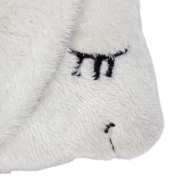 Linen & More Sleeping Sheep stormy blue filled neck Cushion