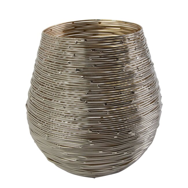 Mars & More Lantaarn Ijzer elara goud h15 d15cm