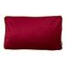 Linen & More Solid velvet wine red cushion 35x45 cm