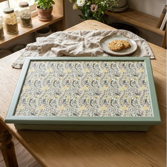 Lesser & Pavey Schootkussen – Laptray – Dienblad met kussen - Laptoptafel - Schoottafel - Daffodil 44x33x6cm