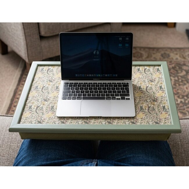 Lesser & Pavey Schootkussen – Laptray – Dienblad met kussen - Laptoptafel - Schoottafel - Daffodil 44x33x6cm