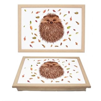 Lesser & Pavey Schootkussen – Laptray – Dienblad met kussen - Laptoptafel - Schoottafel - egel  44x33x6cm
