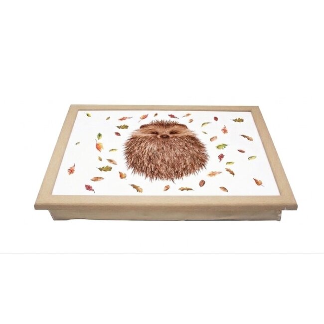 Lesser & Pavey Schootkussen – Laptray – Dienblad met kussen - Laptoptafel - Schoottafel - egel  44x33x6cm