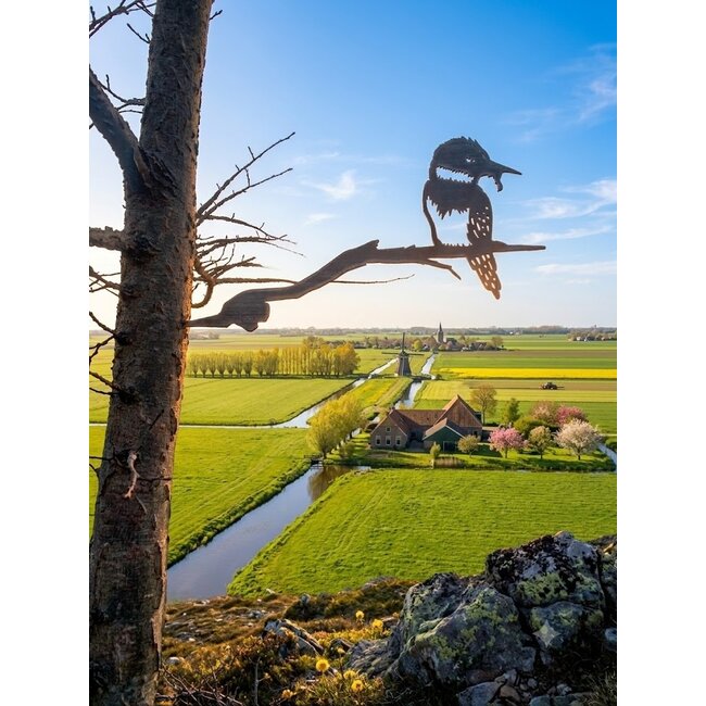 Siermetaal Metalen Wanddecoratie 29x17.5 cm