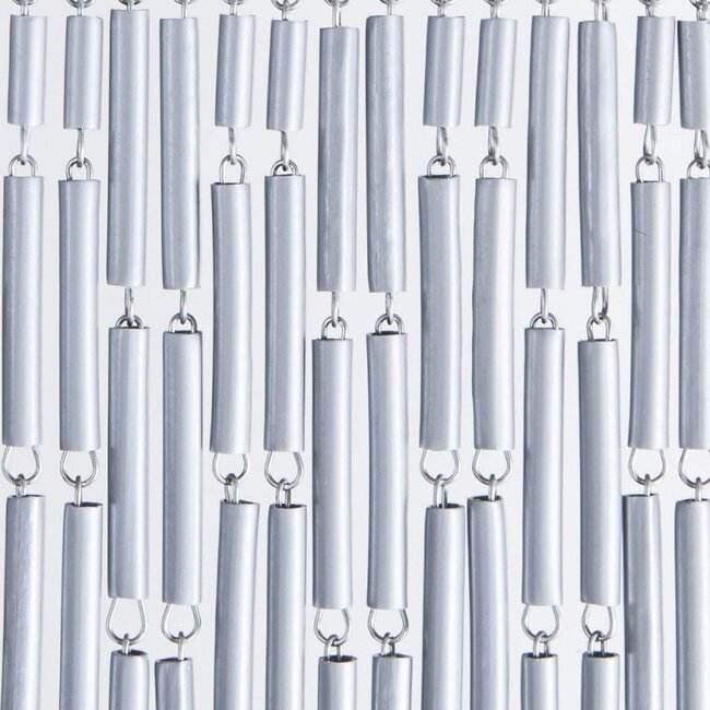 2Lif Havana Vliegengordijn zilver grijs 100x230cm