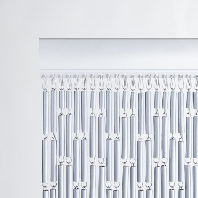 2Lif Havana Vliegengordijn zilver grijs 100x230cm