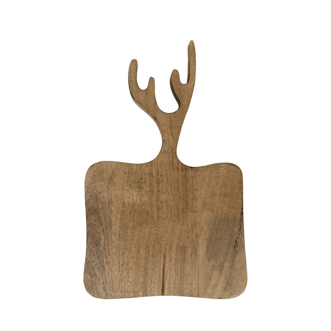 Mars & More Schaal/Snijplank mango hout gewei 35cm