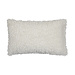 Mars & More half kussen teddy krul wit 30x50cm