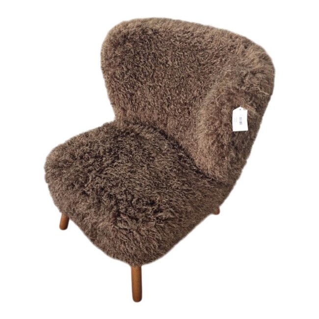 Mars & More stoel tibetan lamb bruin 60x72x74cm