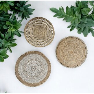 Bali-Dreams Set 28 zeegras wand - veranda decoratie 3 stuks