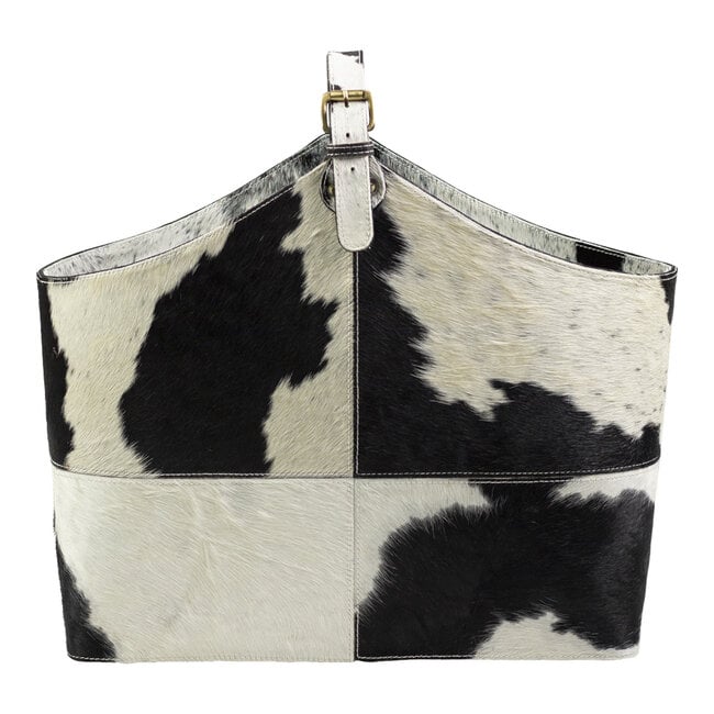 Mars & More mand koehuid zwart/wit 40cm