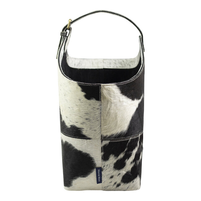 Mars & More mand koehuid zwart/wit 40cm
