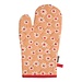 Linen & More Daisy Bloemen Ovenwant oranje 18x33cm
